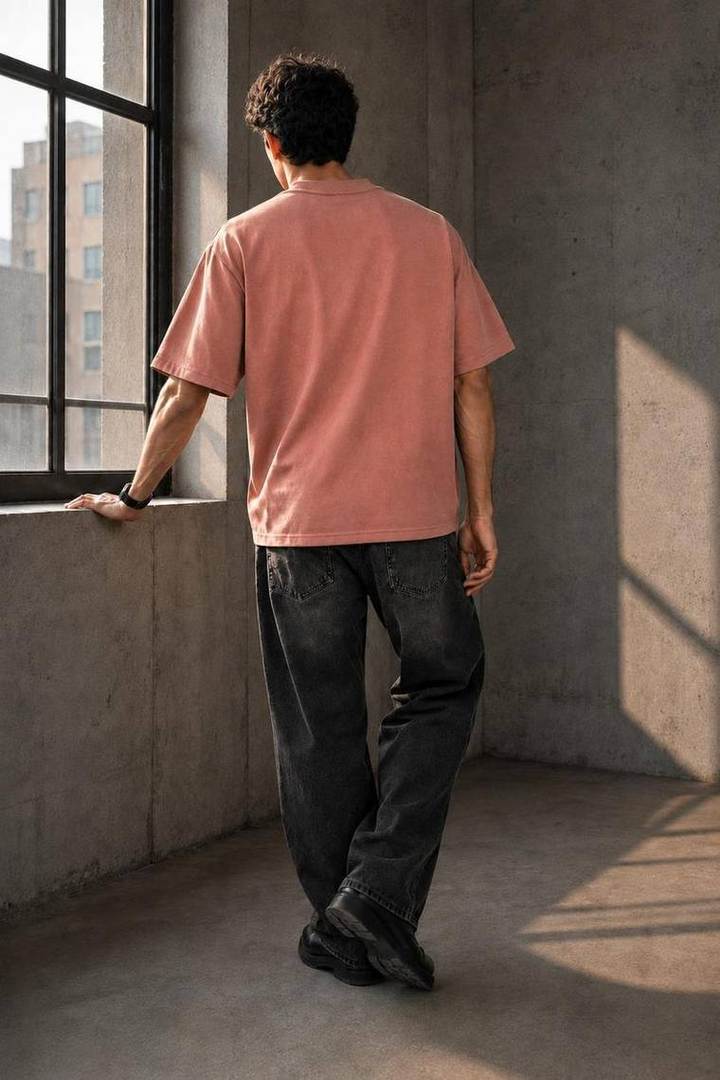 Oversized Tee in Nude
